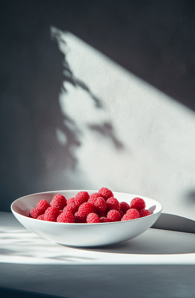 Raspberries in Light