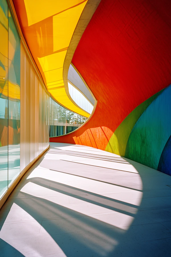 Vibrant Architectural Space