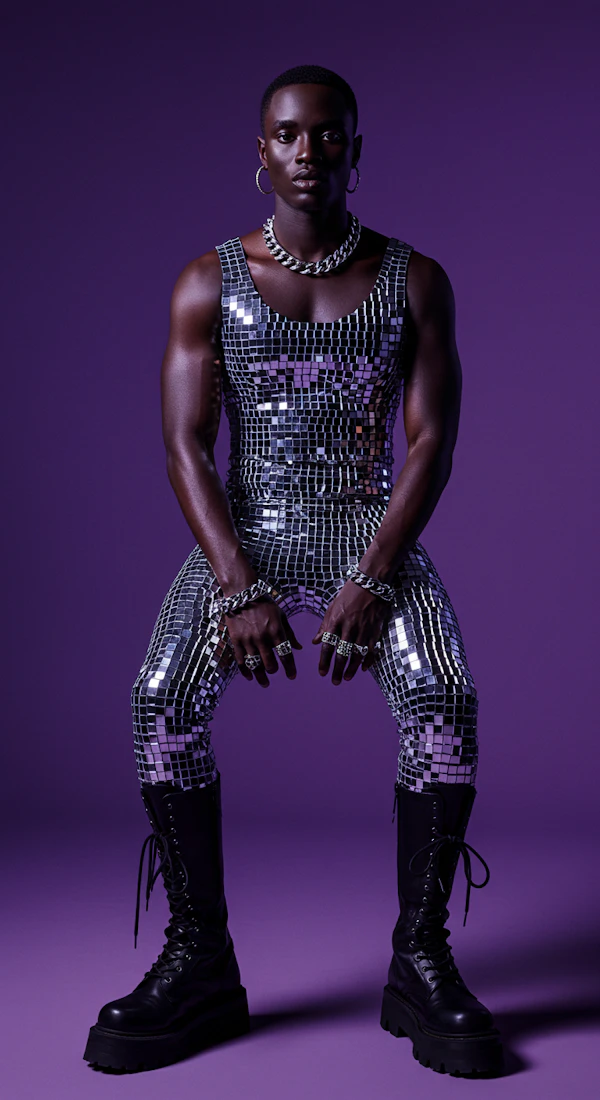Reflective Fashion Pose