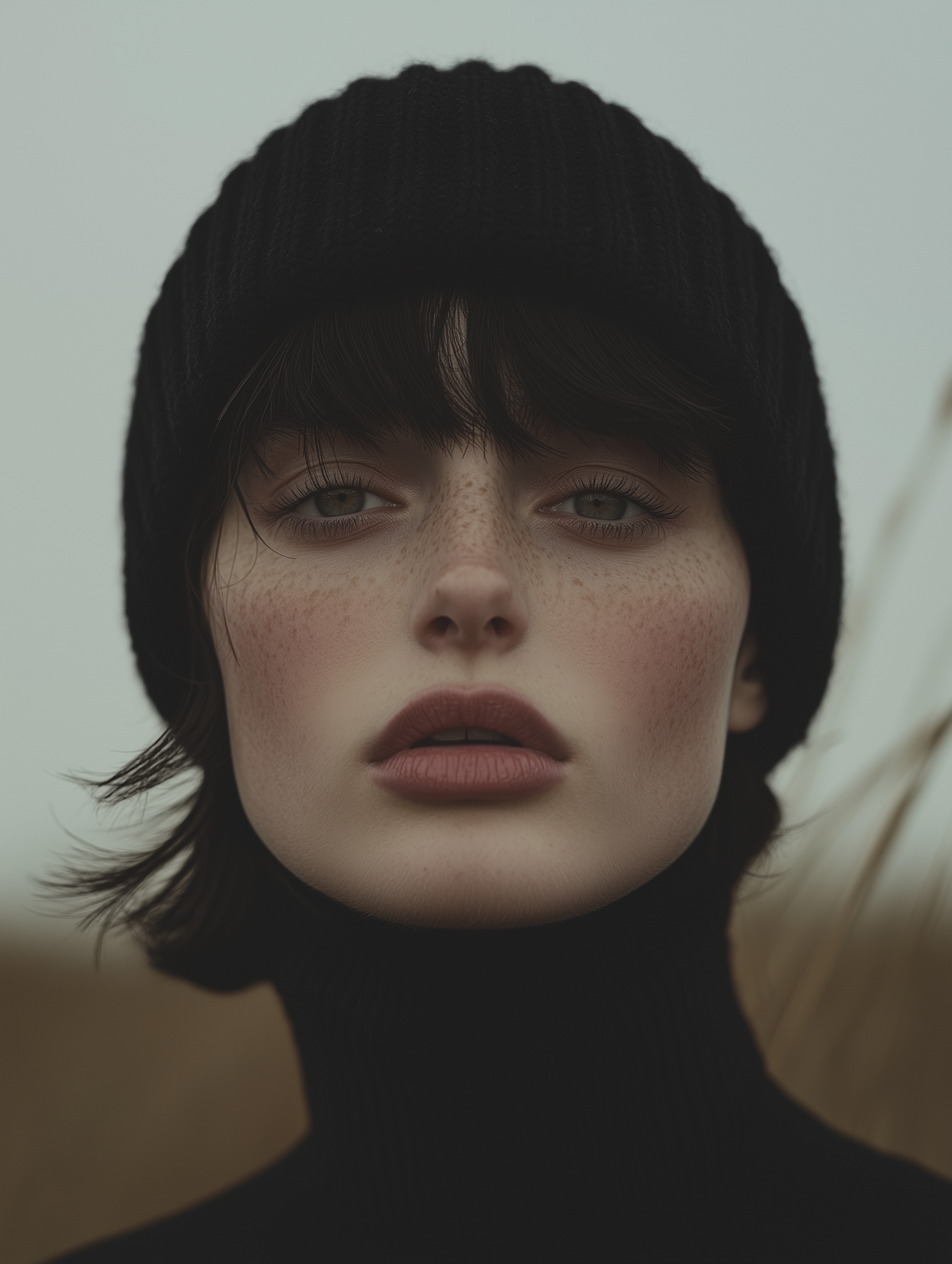 Close-up Portrait with Beanie