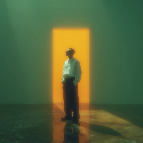Person in Yellow Glow