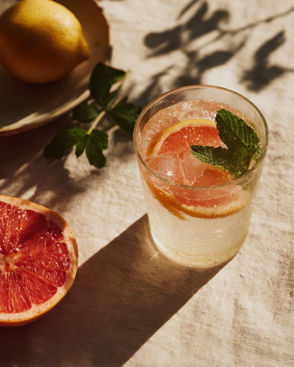 Refreshing Drink Scene