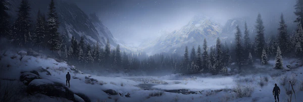 Serene Winter Landscape