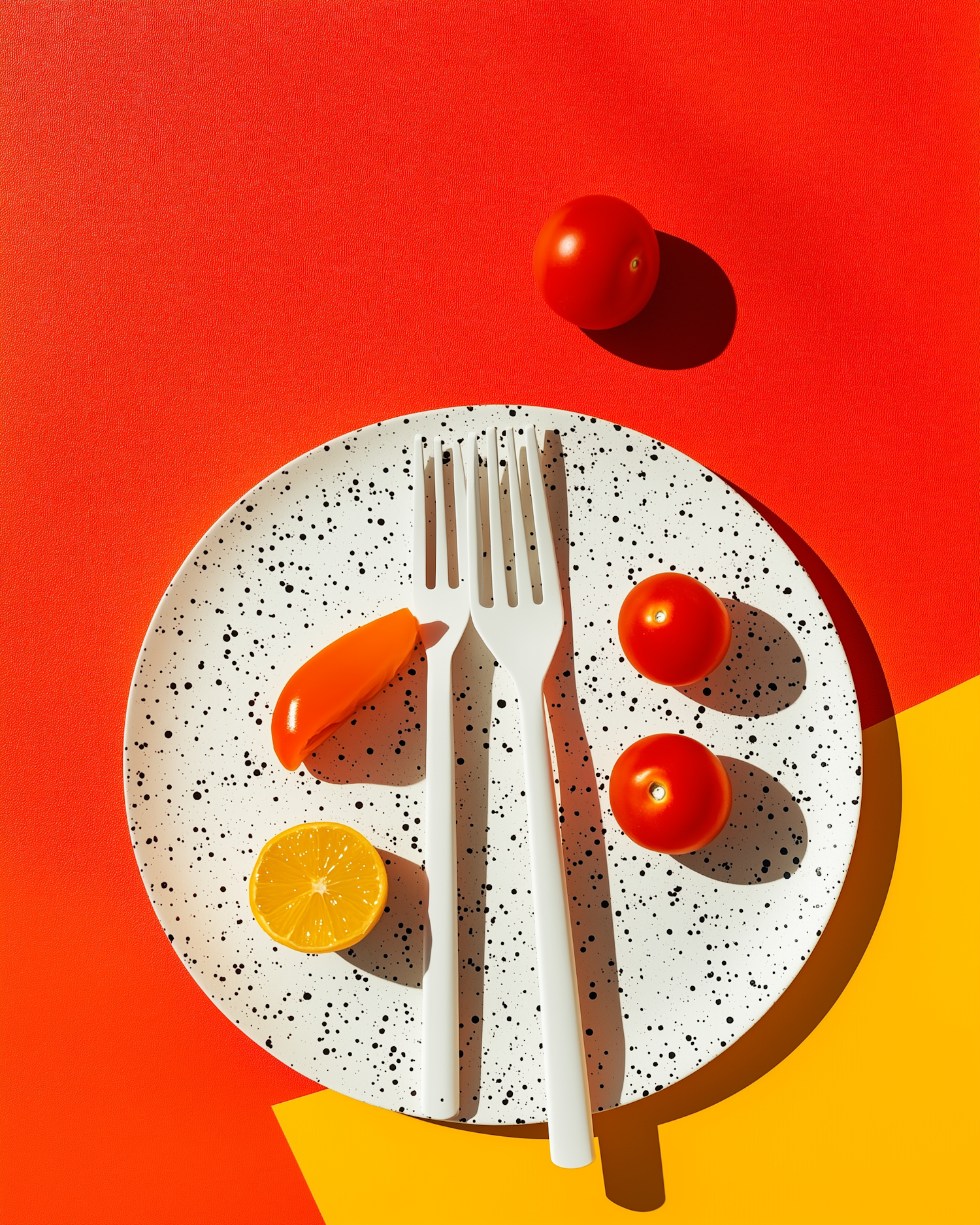 Vibrant Food Arrangement