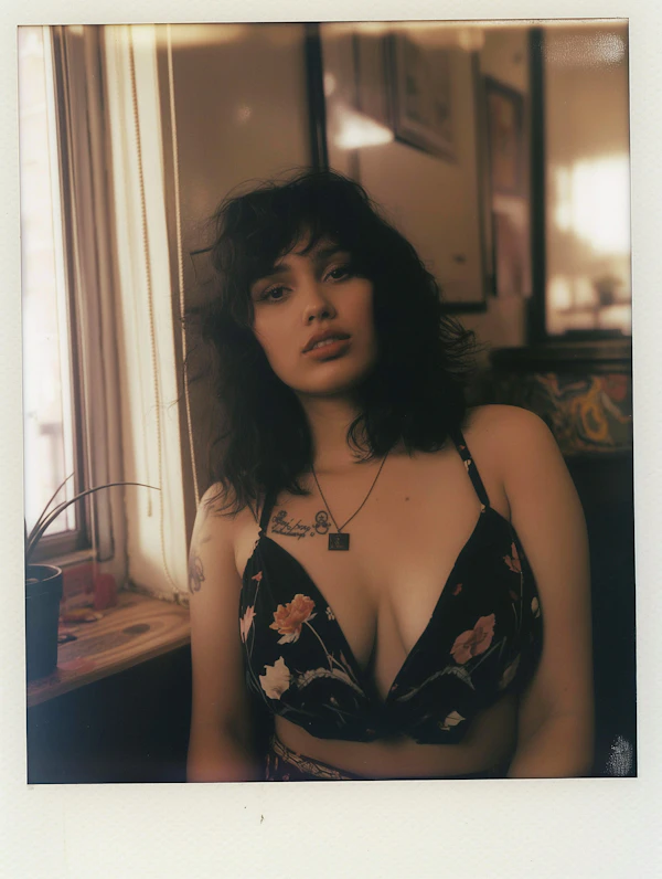 Serene Vintage Portrait