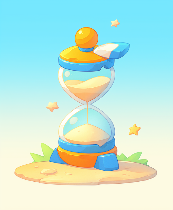 Whimsical Hourglass