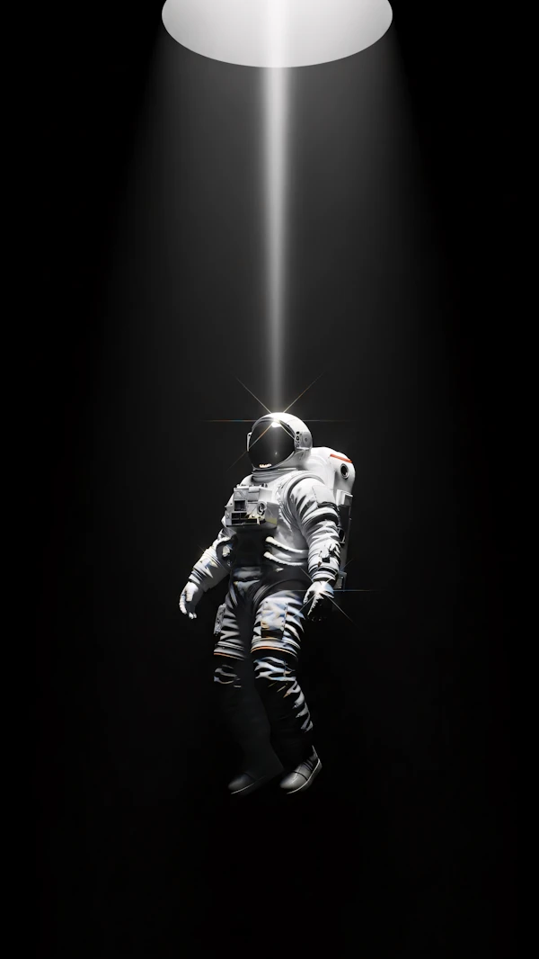 Astronaut in Spotlight