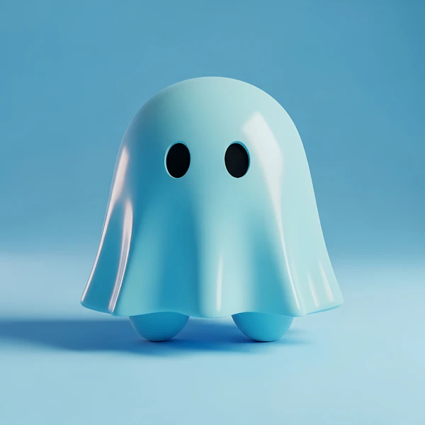 Glossy Ghost Character