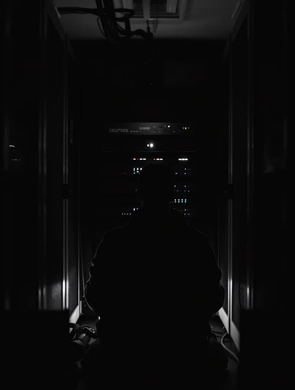 Server Room Silhouette