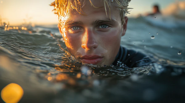 Sunset Water Portrait