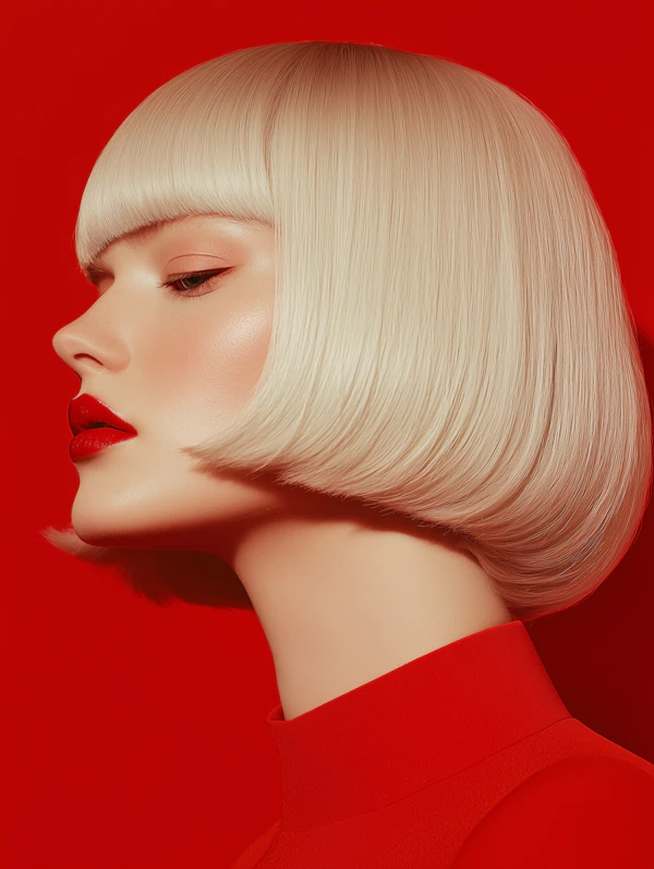 Elegant Blonde Profile
