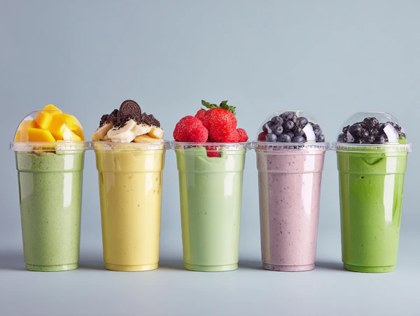 Colorful Smoothie Lineup