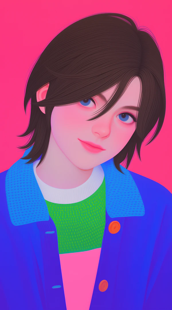 Vivid Portrait Illustration