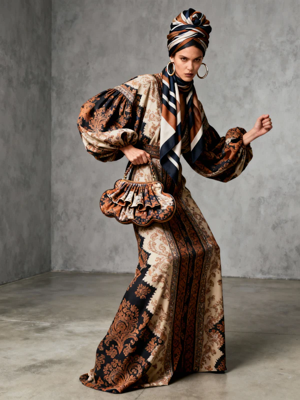 Elegant Patterned Attire