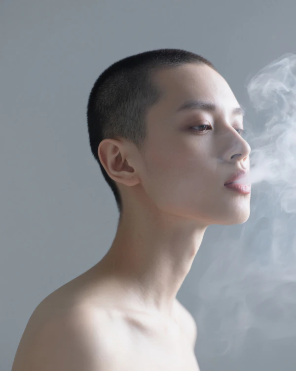 Serene Smoke Portrait