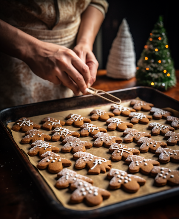 Holiday Gingerbread Cookie Decoration