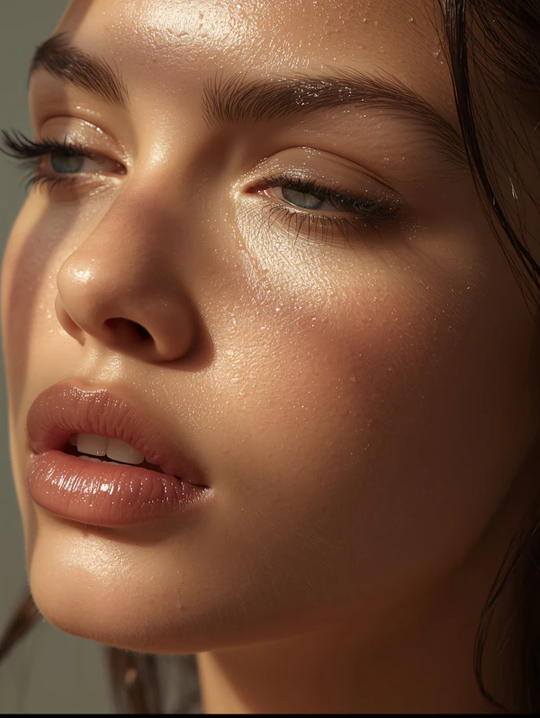 Close-Up Radiant Face