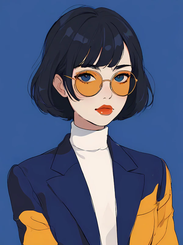 Stylized Woman Portrait