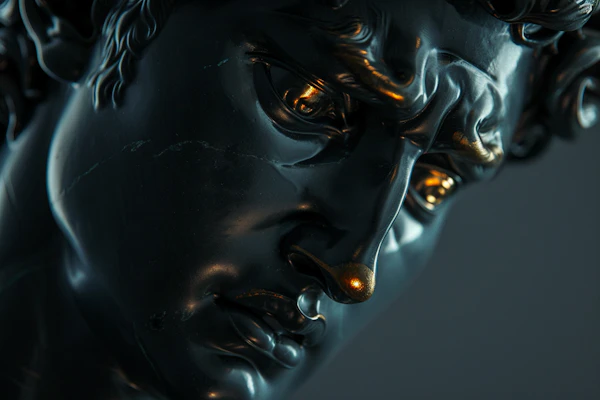 Sculpted Human Face
