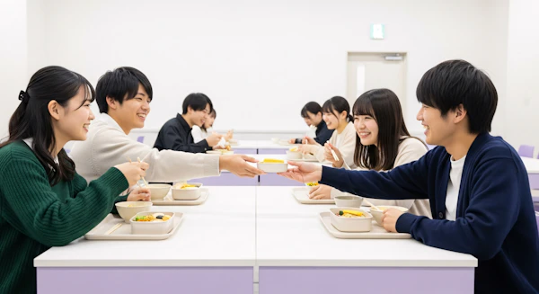 Cafeteria Gathering