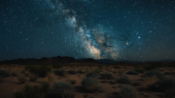 Starry Desert Night