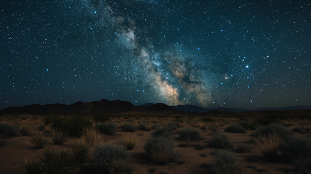 Starry Desert Night