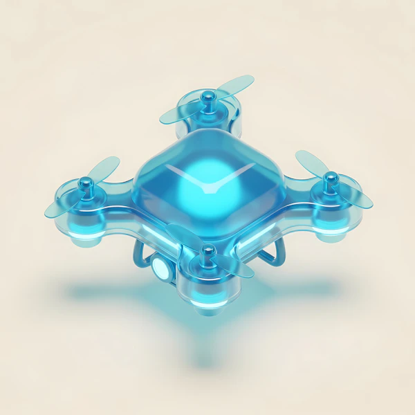Futuristic Blue Drone
