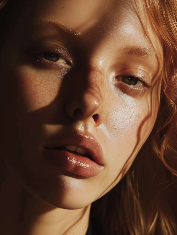 Freckled Portrait Glow