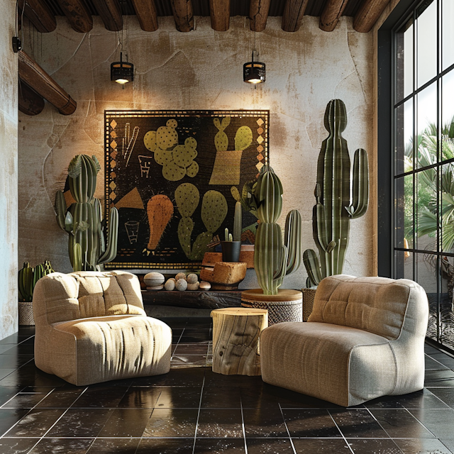 Rustic Desert Themed Room