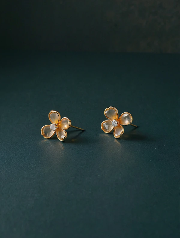 Elegant Flower Earrings