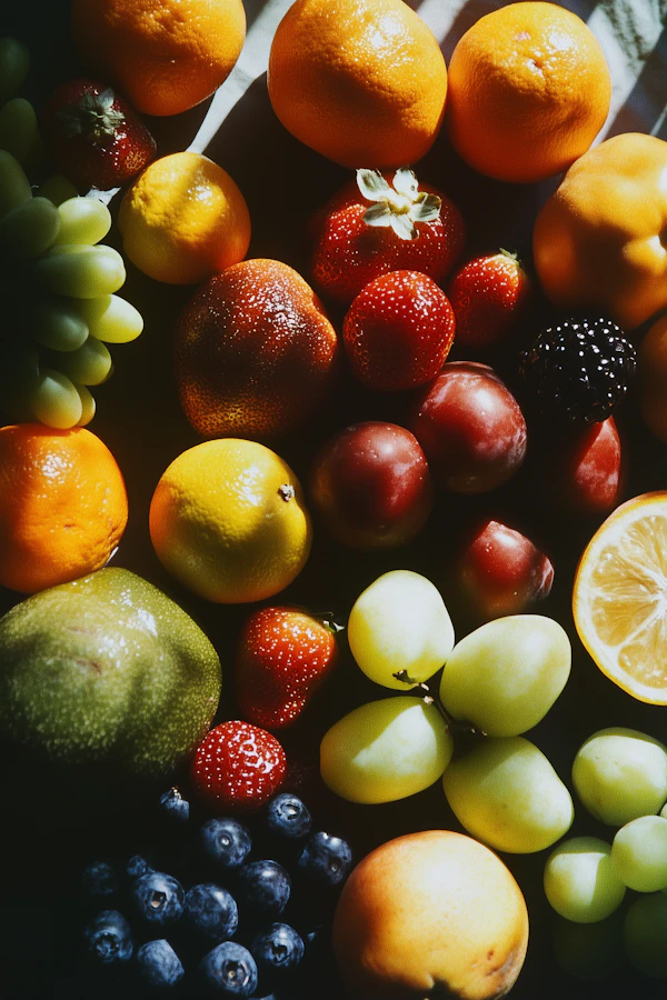Vibrant Fresh Fruits Assortment