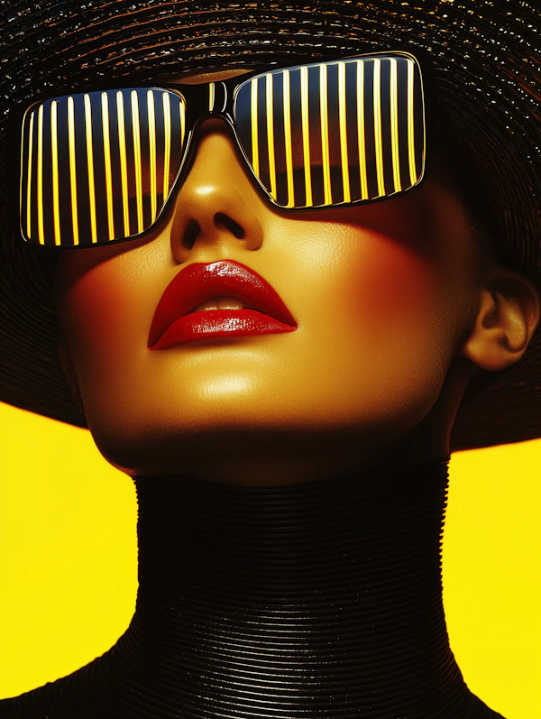 Futuristic Woman Portrait