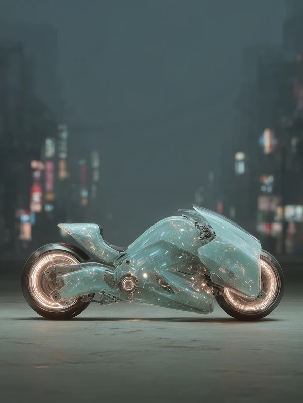 Futuristic Motorcycle