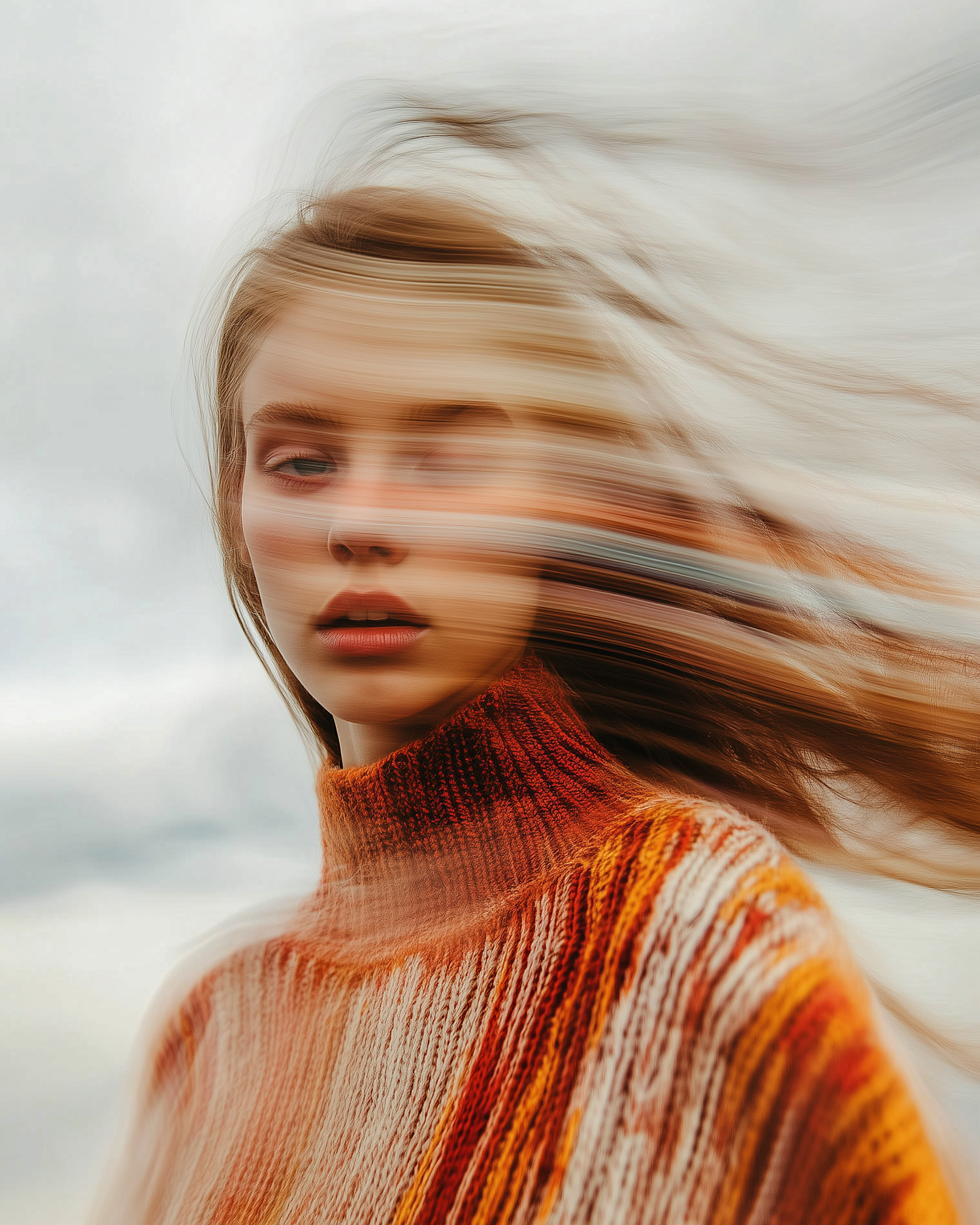 Ethereal Portrait of a Young Woman