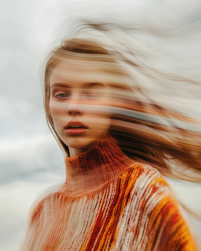 Ethereal Portrait of a Young Woman