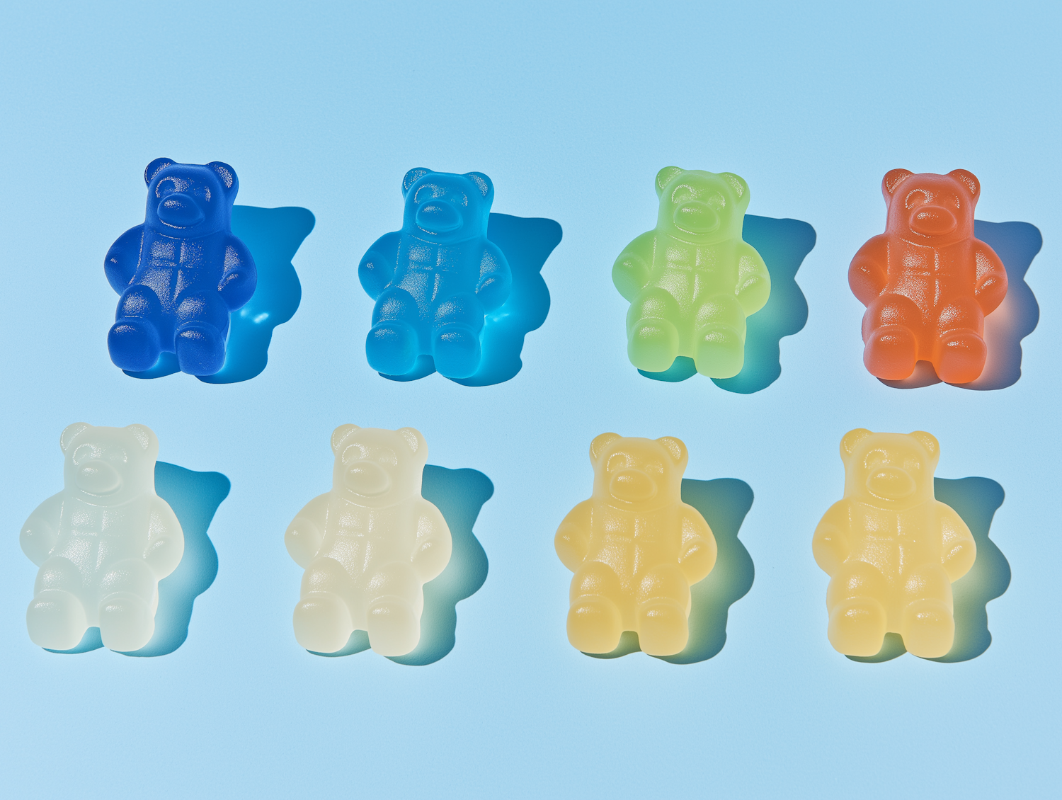 Colorful Gummy Bears