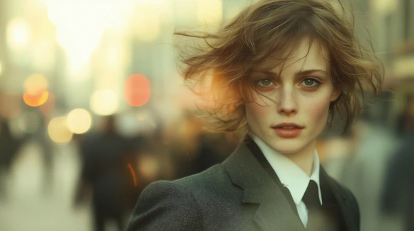 Urban Portrait at Dusk