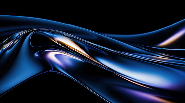 Abstract Metallic Waves