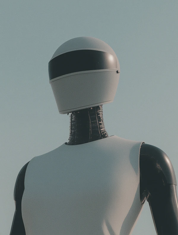 Futuristic Humanoid Robot