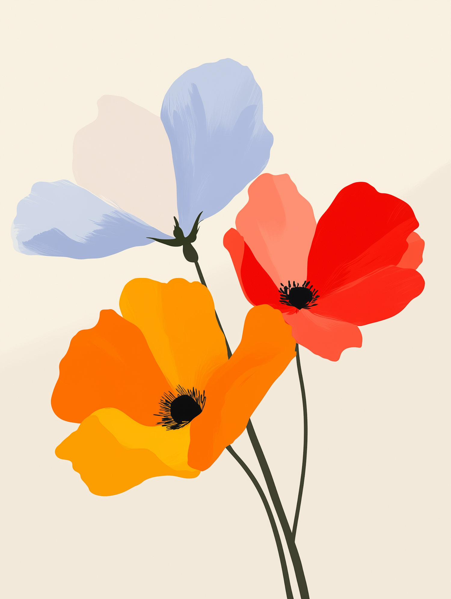 Stylized Floral Illustration