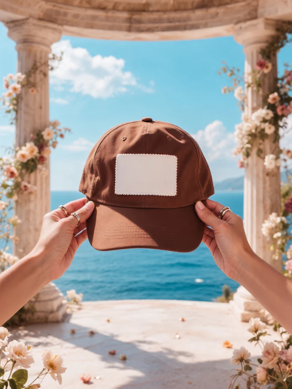 Hands Holding Cap