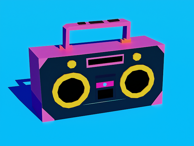 Retro Boombox