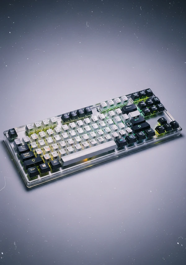 Transparent Keyboard Display