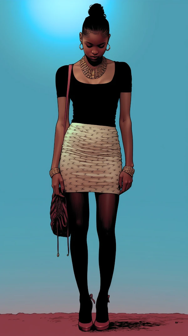Stylized Woman Portrait