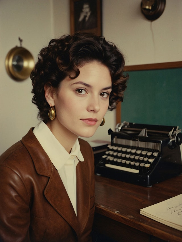 Woman with Typewriter