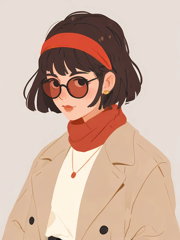 Retro Fashion Portrait