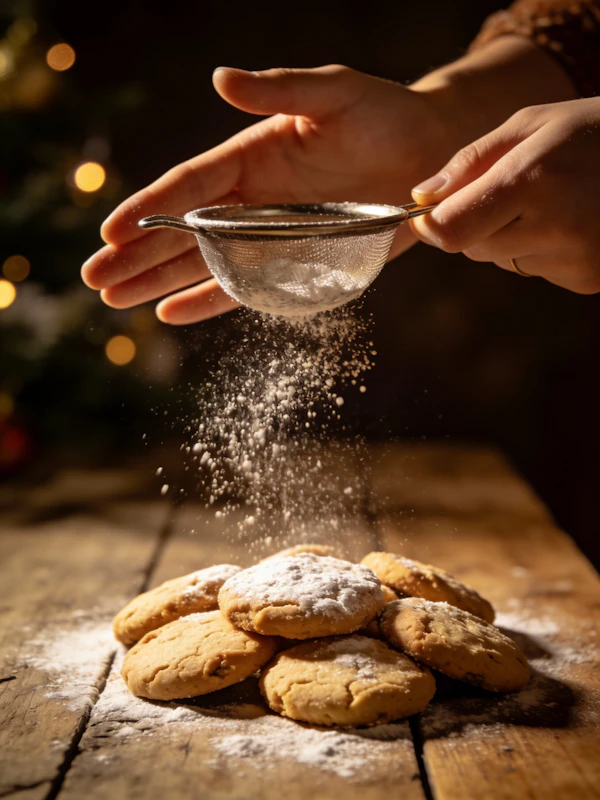 Cookie Sugar Dusting