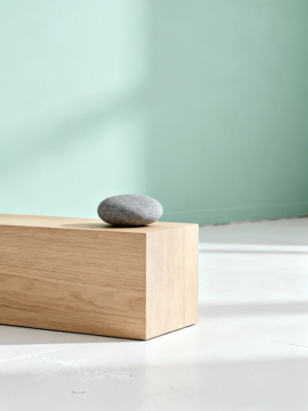 Minimalist Stone Display