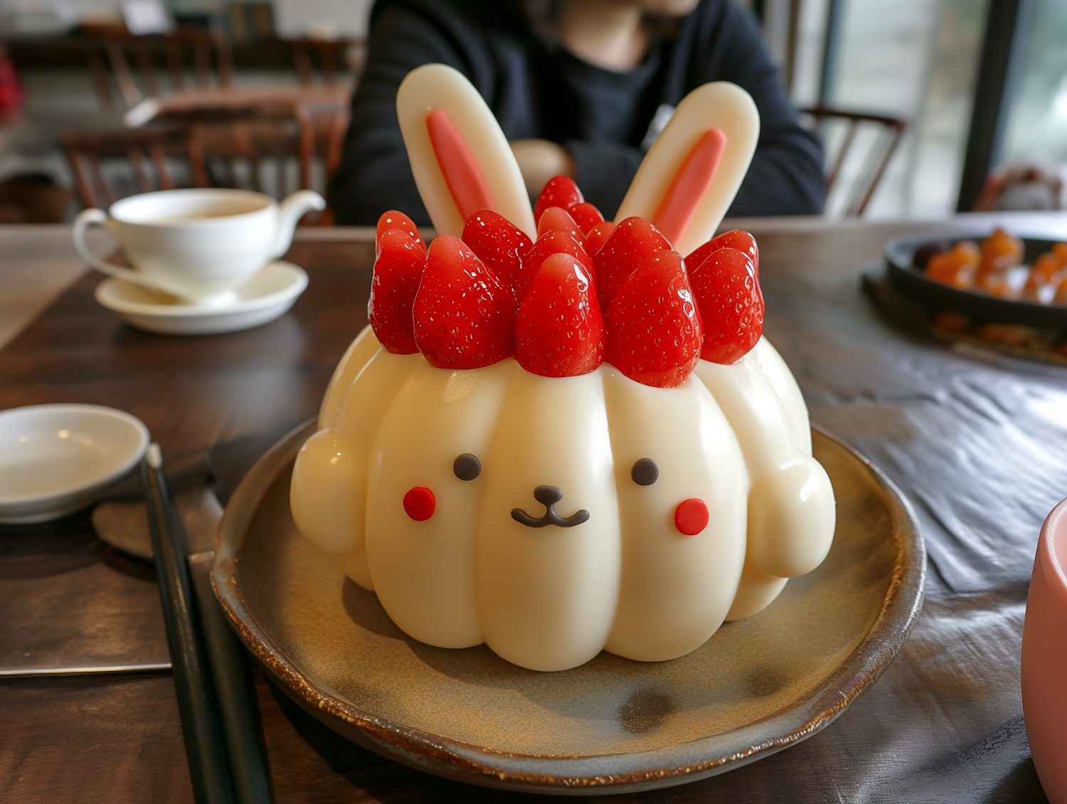 Whimsical Rabbit-shaped Dessert