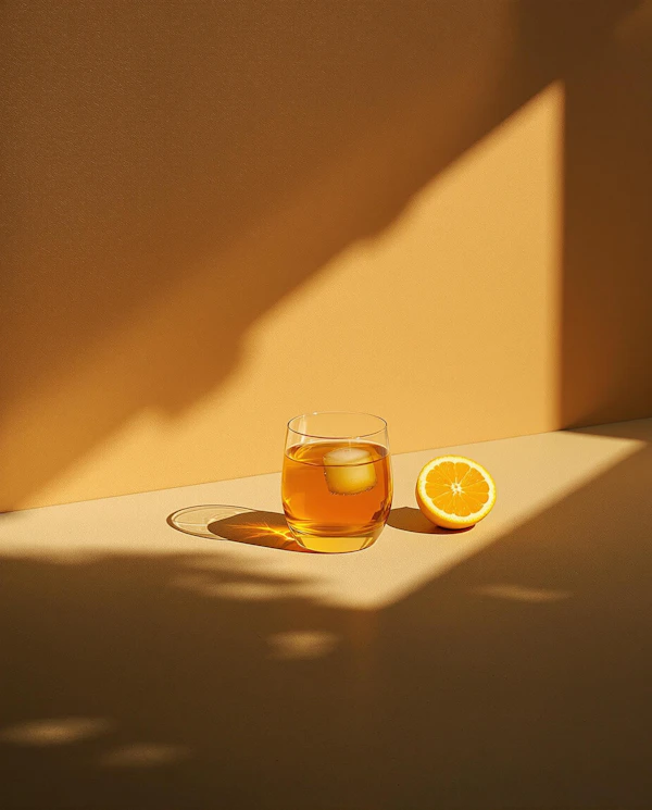 Orange Drink Still Life